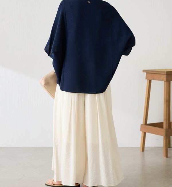  「ジップ変形ドルマンニット」|ニット・セーター|