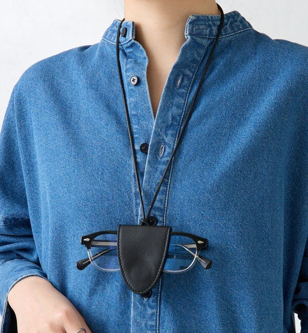  「【PAPILLONNER/パピヨネ】メガネクリップループ」|その他|ブラック