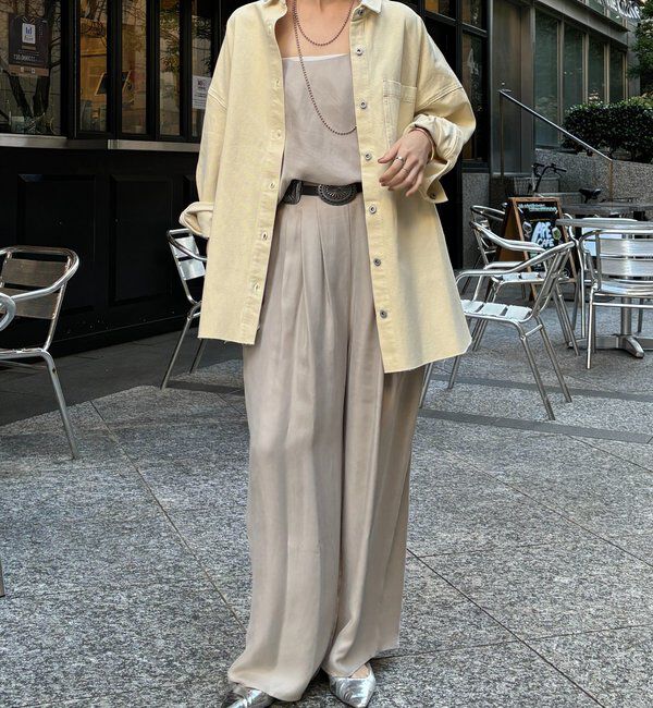  「【新色追加】ダメージデニムシャツ」|シャツ・ブラウス|