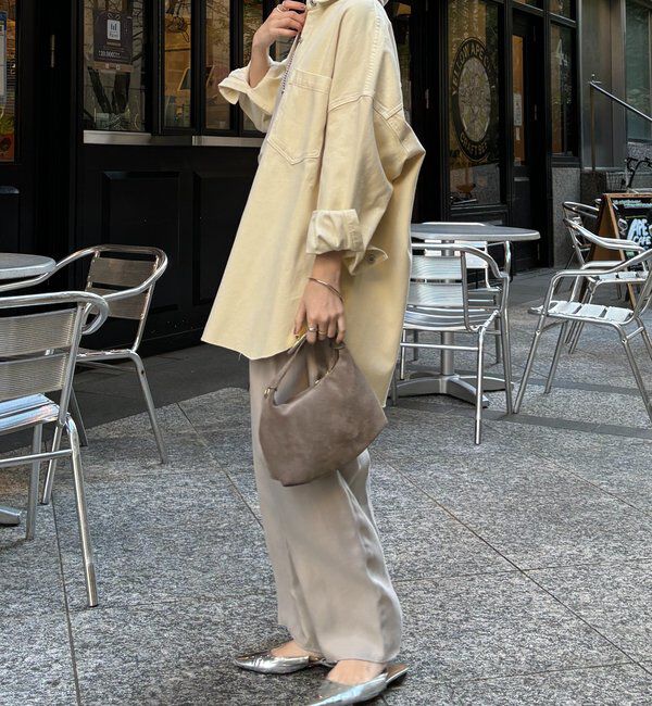  「【新色追加】ダメージデニムシャツ」|シャツ・ブラウス|