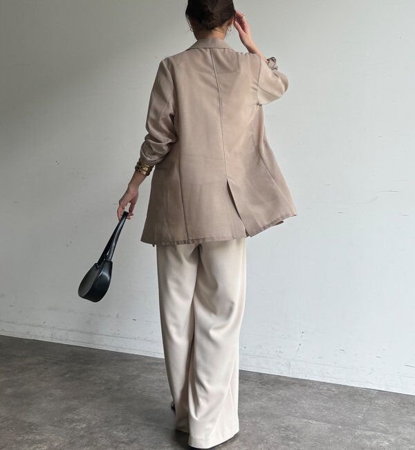  「【累計販売数3万枚突破/21色4サイズ展開！】タックワイドパンツ」|チノ|