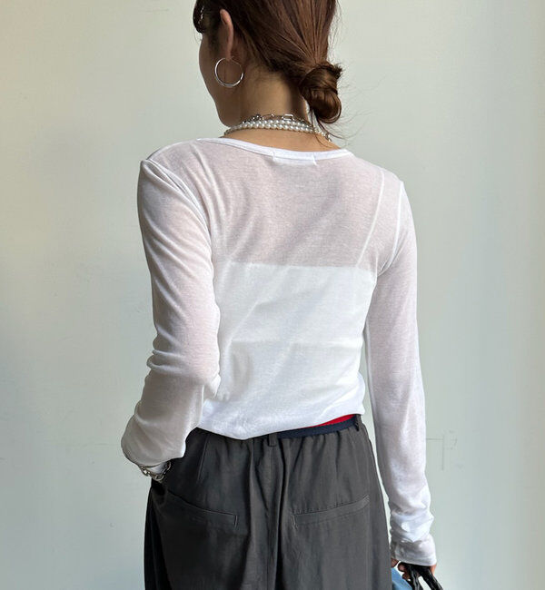  「【新色追加】コットンシアーTEE」|Tシャツ・カットソー|