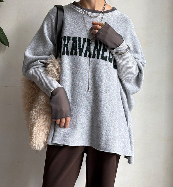  「【柔らかい着心地】袖シアーリブTEE」|Tシャツ・カットソー|