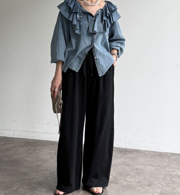  「ドロストスウェットパンツ」|チノ|