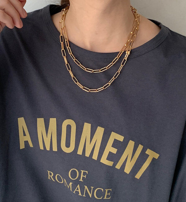  「デザインチェーン2WAYネックレス」|ネックレス|ゴールド