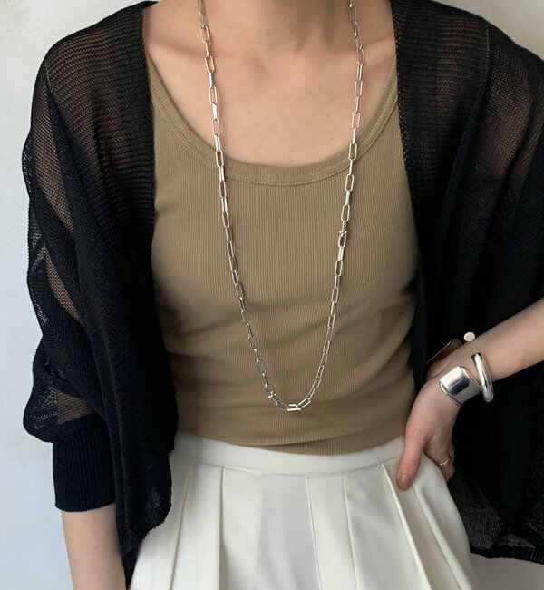  「デザインチェーン2WAYネックレス」|ネックレス|