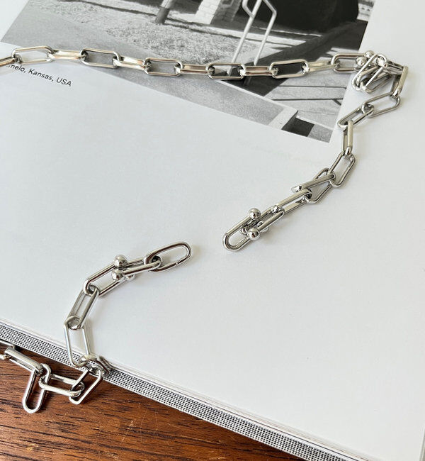  「デザインチェーン2WAYネックレス」|ネックレス|