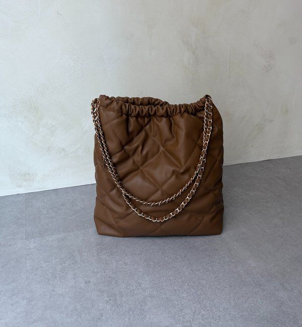  「キルティングチェーンショルダー」|トートバッグ|