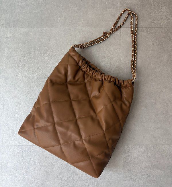  「キルティングチェーンショルダー」|トートバッグ|