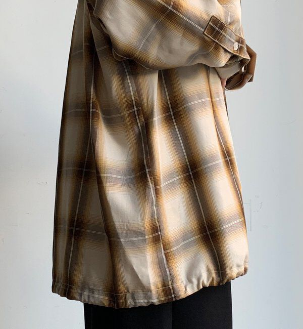  「オンブレチェックドロストシャツ」|シャツ・ブラウス|