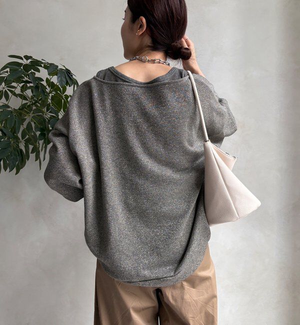  「【新色追加/インフルエンサーSAKURA企画】ラメスウェットタンクセット」|Tシャツ・カットソー|