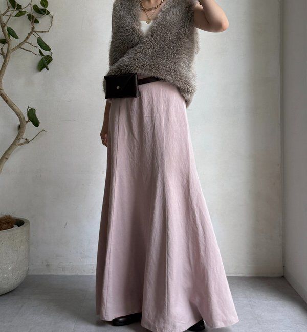  「【セットアップ対応】ピグメントライクフレアスカート」|スカート|