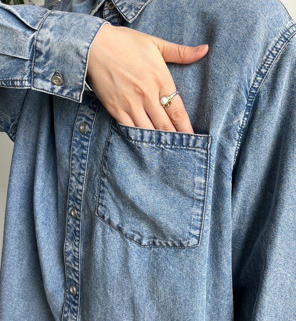  「リヨセルデニムシャツ」|シャツ・ブラウス|