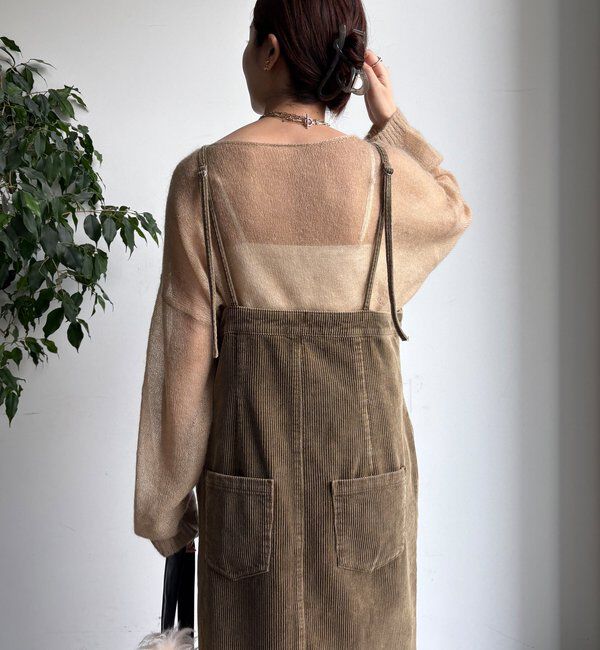  「【新色追加】コーデュロイジャンスカ」|ワンピース|
