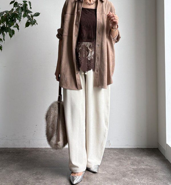  「スウェードシャツ」|シャツ・ブラウス|