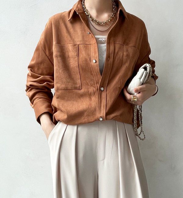  「スウェードシャツ」|シャツ・ブラウス|