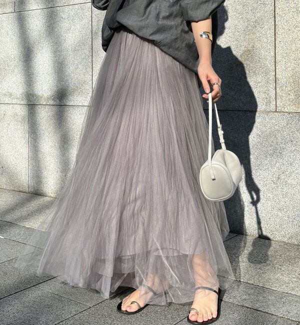  「ダブルチュールスカート」|スカート|