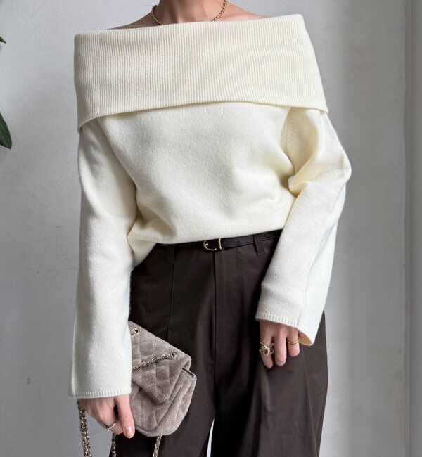  「オフタートルプルオーバー」|ニット・セーター|