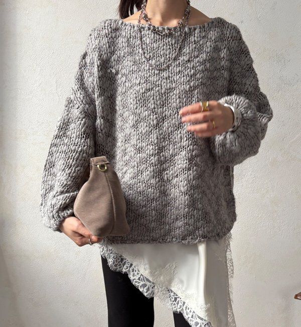  「ローゲージニット」|ニット・セーター|