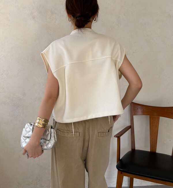  「【WEB限定】ショートベスト&times;カーゴスカートセット」|スーツ|