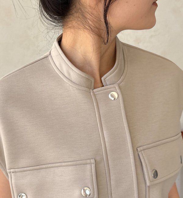  「【WEB限定】ショートベスト&times;カーゴスカートセット」|スーツ|