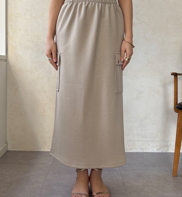  「【WEB限定】ショートベスト&times;カーゴスカートセット」|スーツ|