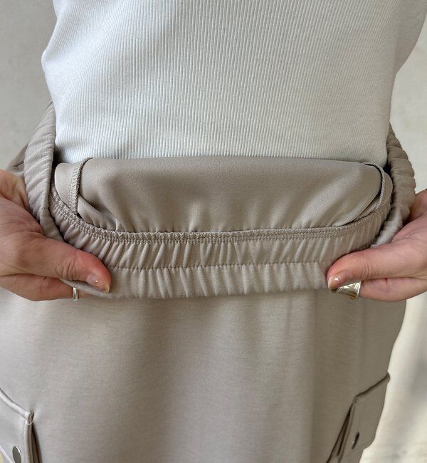  「【WEB限定】ショートベスト&times;カーゴスカートセット」|スーツ|