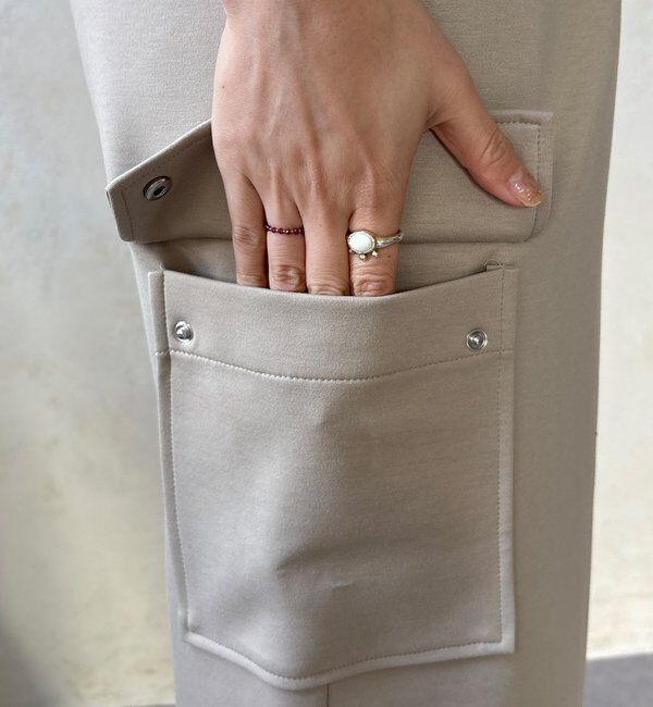  「【WEB限定】ショートベスト&times;カーゴスカートセット」|スーツ|