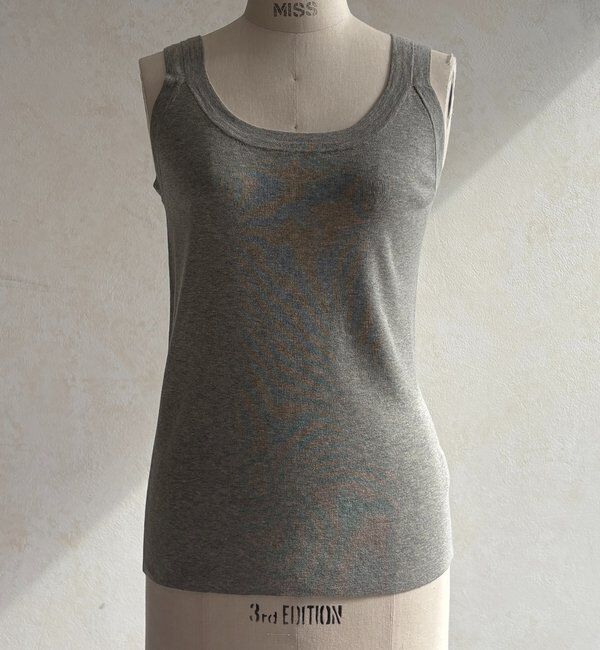  「ハイツイストニットタンク」|ニット・セーター|