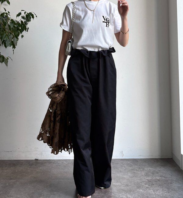  「voileワンポイントフロッキーロゴTEE」|Tシャツ・カットソー|