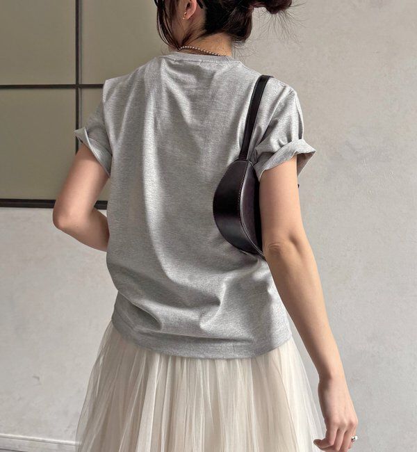  「voileワンポイントフロッキーロゴTEE」|Tシャツ・カットソー|