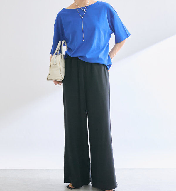  「【MONN.:.(モン)】オープンネックTee」|Tシャツ・カットソー|