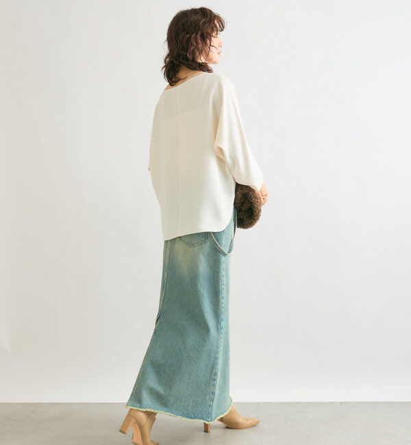  「ドルマンターンバックブラウス」|シャツ・ブラウス|