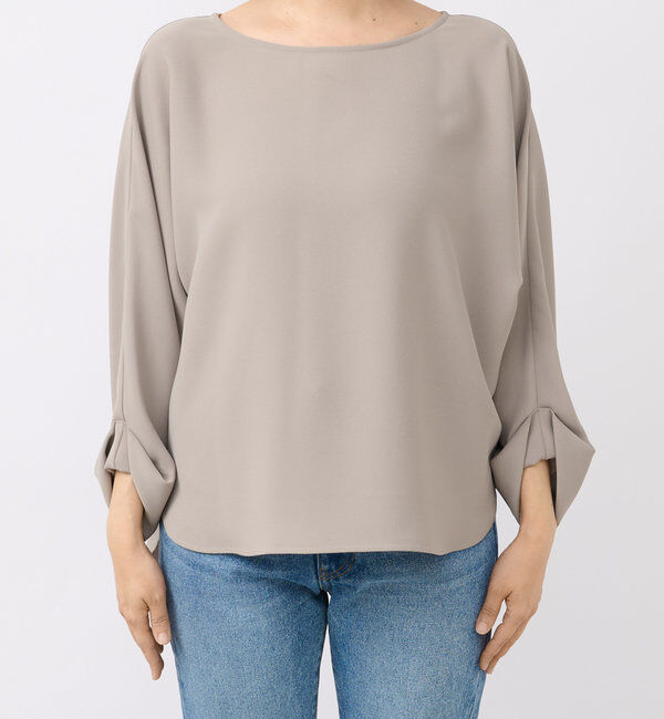  「ドルマンターンバックブラウス」|シャツ・ブラウス|