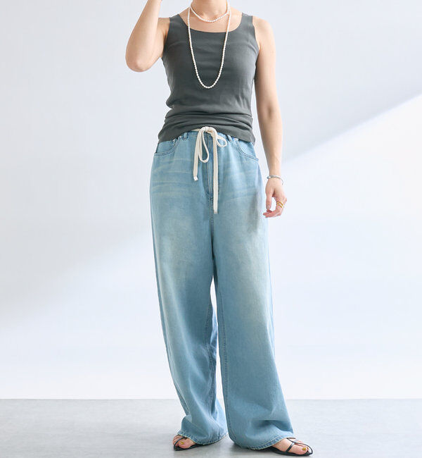  「【新色追加/RIVE DROITE 名品インナー】シームレスタンク」|キャミソール|