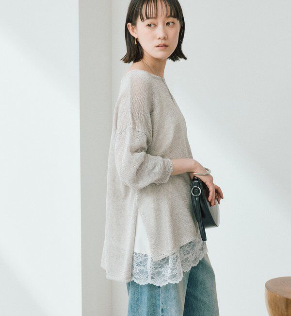  「メランジルーズニット」|ニット・セーター|