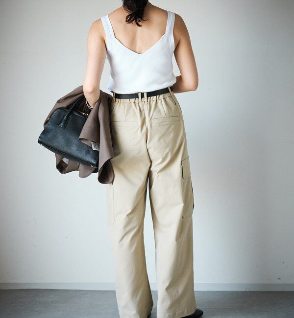  「【アンサンブル対応可】シルク混2wayニットキャミ」|ニット・セーター|