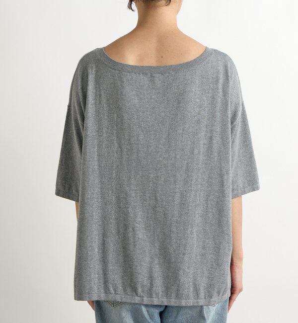  「【MONN.:. （モン）】LOOSE KNIT Tee」|ニット・セーター|