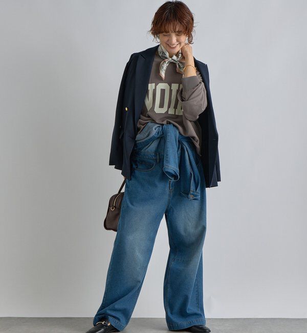  「【一枚で決まる】デニムジャンプスーツ」|ワンピース|