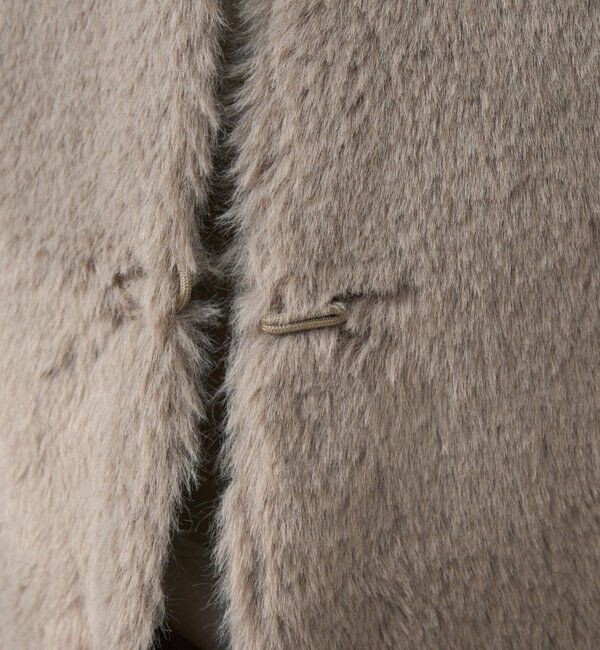  「【シーズンムード高まる】エコファーフードジレ」|ベスト・ジレ|