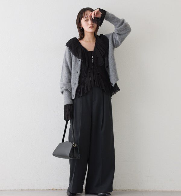  「【着映え◎】ヨウリュウラッフルブラウス」|シャツ・ブラウス|