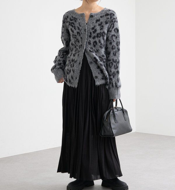  「レオパードシャギーニット」|ニット・セーター|