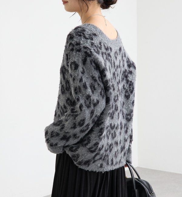  「レオパードシャギーニット」|ニット・セーター|