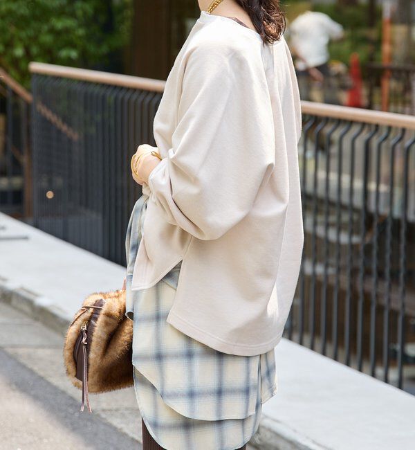  「【新色追加/抜け感◎】ハーフZIPスウェット」|Tシャツ・カットソー|