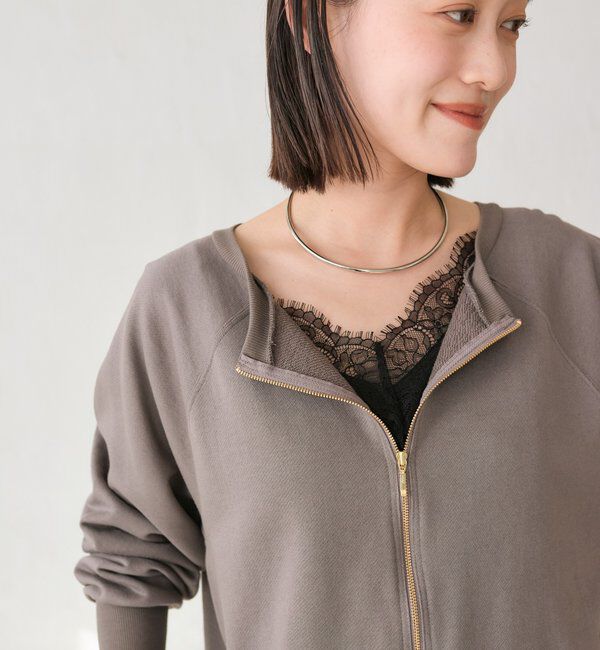  「【新色追加/抜け感◎】ハーフZIPスウェット」|Tシャツ・カットソー|