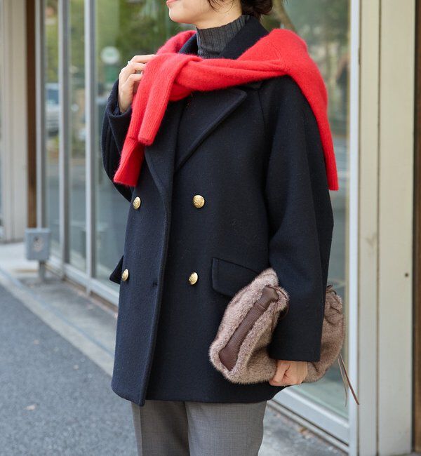  「【リバイバル/新色追加】ラグランPコート」|ピーコート|