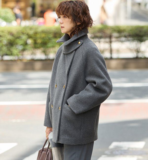  「【リバイバル/新色追加】ラグランPコート」|ピーコート|