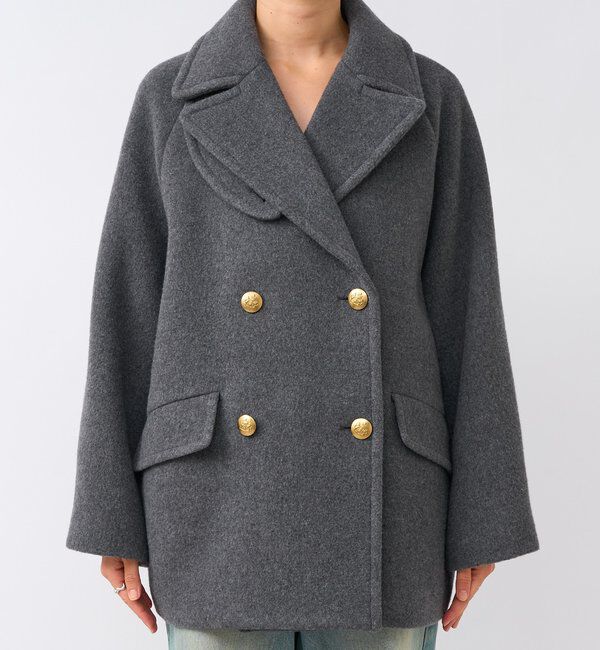  「【リバイバル/新色追加】ラグランPコート」|ピーコート|