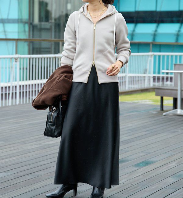  「【リラクシーな履き心地】ヴィンテージサテンバイアススカート」|スカート|