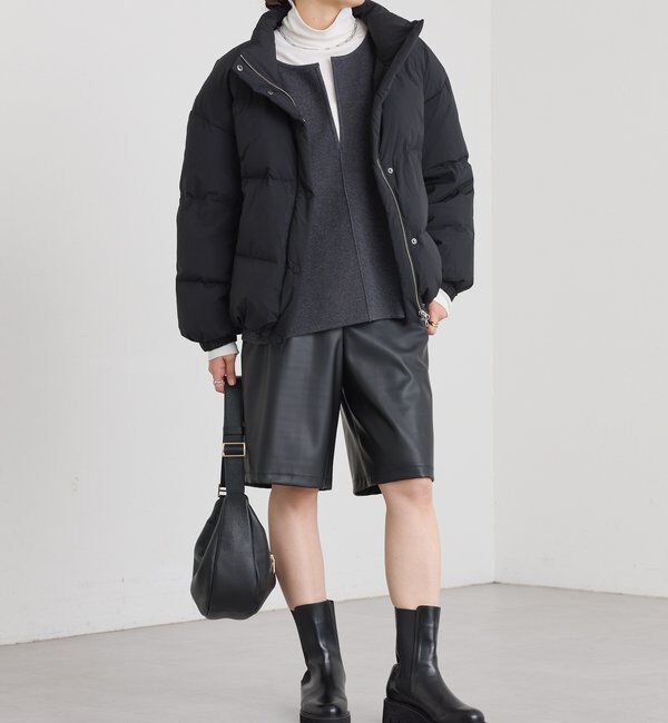  「【抜け感◎】キーネッククッションニット」|ニット・セーター|